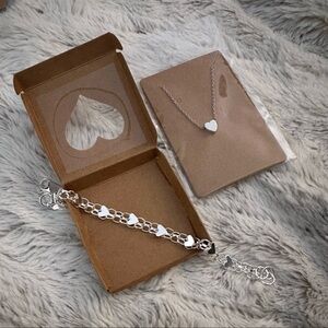Silver Heart Necklace & Pendant